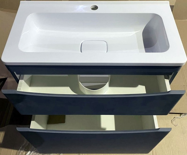 Тумба под раковину напольная Style Line Бергамо СС-00002362 серый