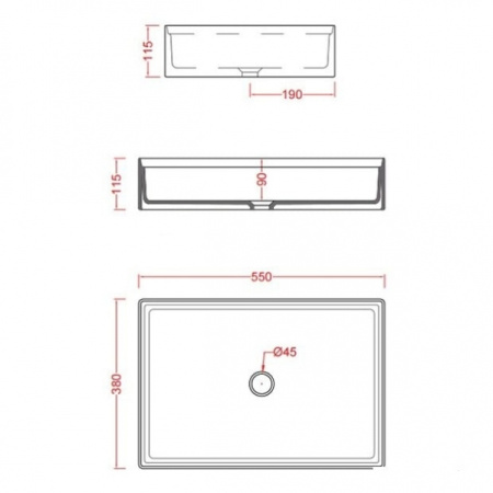 Раковина ArtCeram Scalino Cementi SCL002 23 00 cochiba