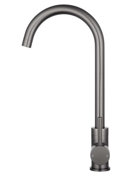 Смеситель для кухни WONZON & WOGHAND, темный графит WW-A21102-BGG