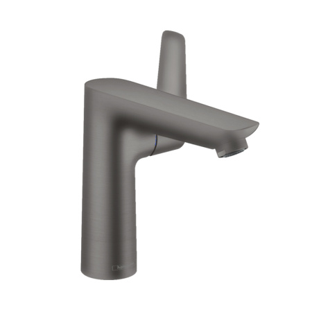 Смеситель для раковины с донным клапаном Hansgrohe Talis E 71754340 шлифованный черный хром