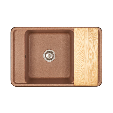 Кухонная мойка Aquaton Беллис 78 1A725032BS270 терракот
