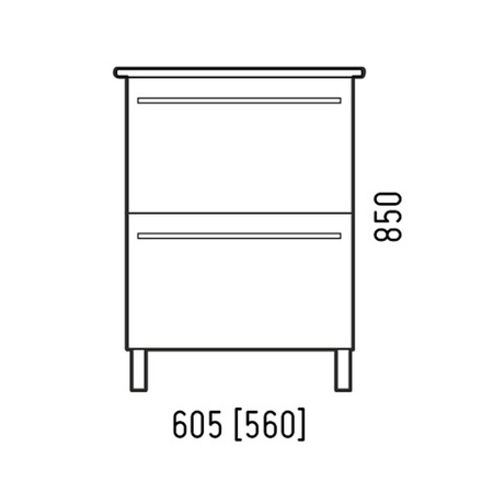 Тумба напольная Corozo Мирэль 60 SD-00000358