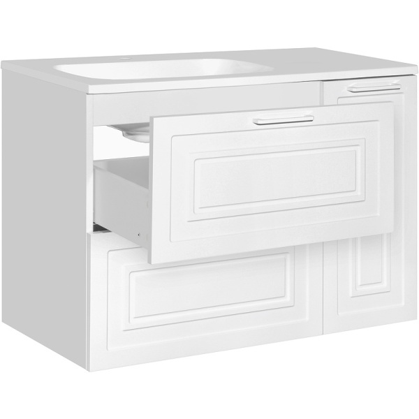 Тумба под раковину подвесная Style Line Альба 90 ЛС-000010052 белый