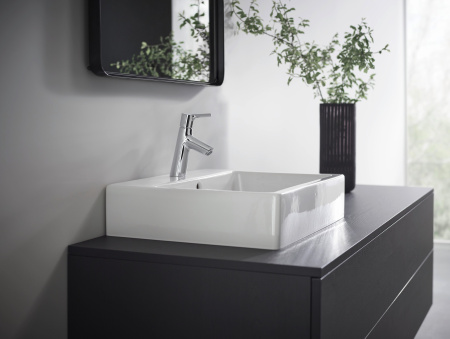 Смеситель для раковины с донным клапаном CoolStart Hansgrohe Talis S 72013000 хром