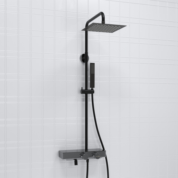 Душевая система WasserKRAFT A114.255.218.CB Thermo