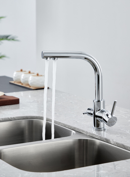 Смеситель для кухни с подключением к фильтру  Paulmark Essen Es213011-CR