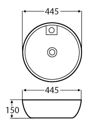 Раковина накладная BelBagno BB3218