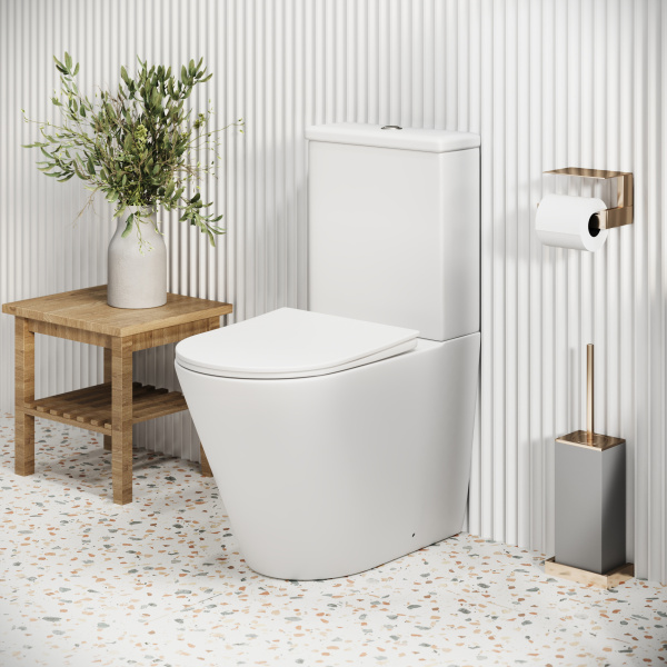 Унитаз напольный безободковый Grossman Color GR-4480MS с сиденьем микролифт