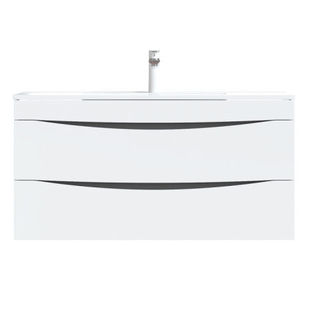 Тумба с раковиной IDDIS Cloud 100 подвесная белая (CLO10W1i95K)