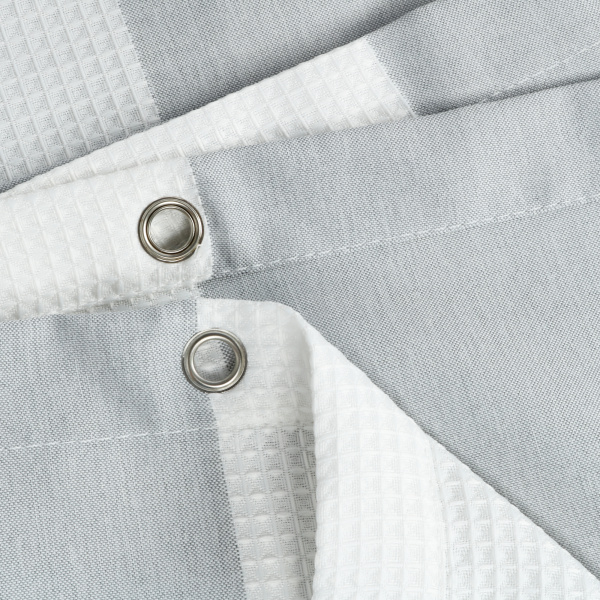 Шторка для ванной Fixsen Vafel серая FX-5020K