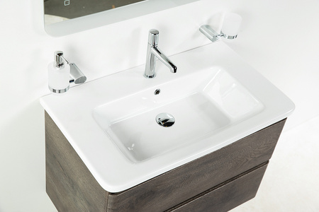 База под раковину BelBagno ALBANO-CER-800-2C-SO-RNG подвесная Robere Nature Grigio