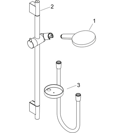 Душевой гарнитур с мыльницей Hansgrohe Raindance Select S 120 EcoSmart 26632000 хром