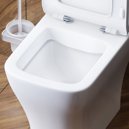 Унитаз-компакт безободковый с сиденьем микролифт Damixa Titan DX78C8600SC