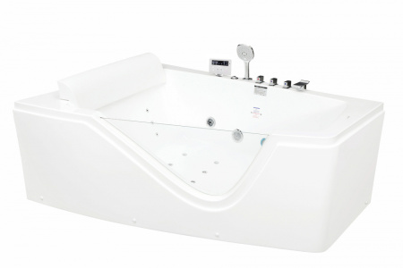 Акриловая ванна (170х130) Gemy G9056 K L с гидромассажем, левая