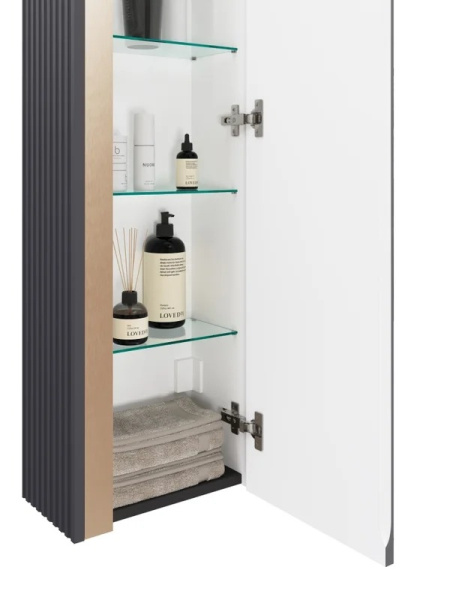 Пенал подвесной 35 см Jorno Filoro Fil.04.120/P/A/JR черный