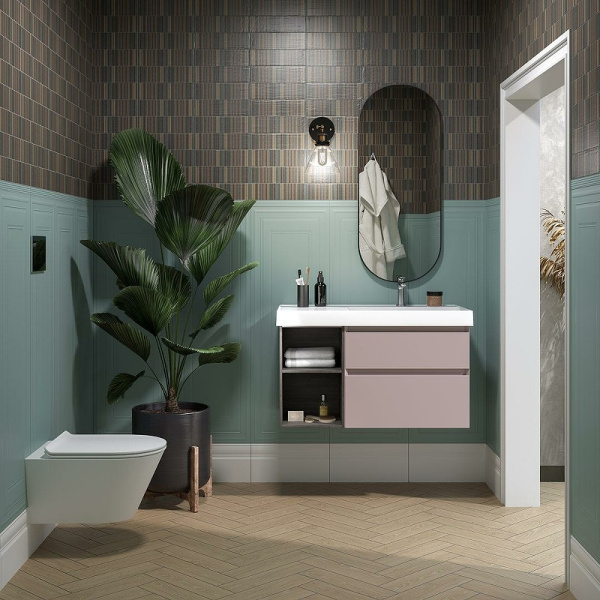 Раковина подвесная (90х48) Kerama Marazzi Cubo CU.wb.90rh