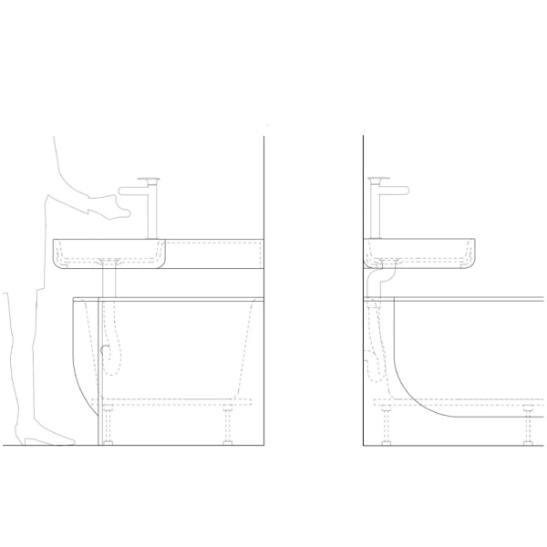 Акриловая ванна (180x75) Ravak ARC  CE51000000