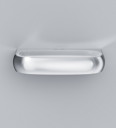 Стеклянная мыльница с настенным держателем Am.Pm Sensation A3034200