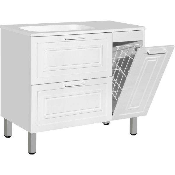 Тумба под раковину подвесная Style Line Альба 90 ЛС-000010052 белый