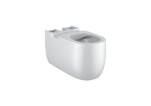 Унитаз напольный безободковый Roca Beyond  Rimless 3420B9630 жемчуг матовый