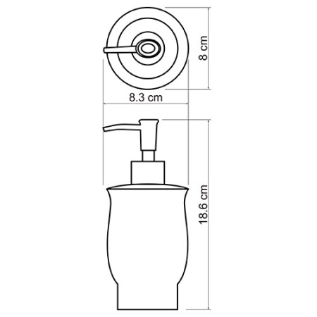 Запасной дозатор WasserKRAFT C183