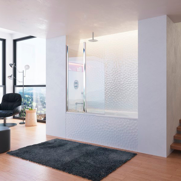 Шторка для ванны (100х150) L Ravak Chrome CVS2-100 Transparent 7QLA0U00Z1