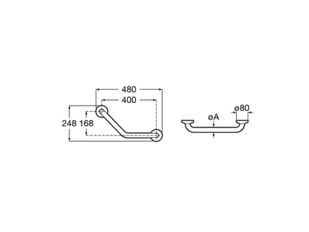 Поручень Roca Access Comfort 816931002