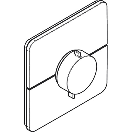 Термостат для душа с регулировкой напора Hansgrohe ShowerSelect Comfort Q 15588700 белый матовый