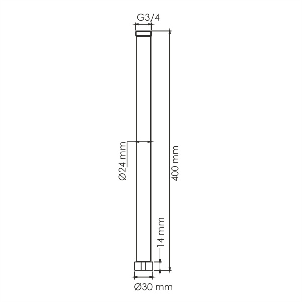 Удлинитель для душевого комплекта WasserKRAFT A230