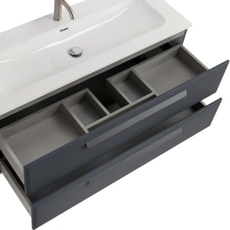 Тумба под раковину Cezares ECO-CER-N-1200-2C-SO-GR-P Grafito без ручек