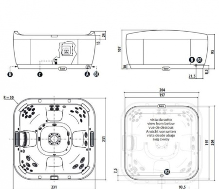 Минибассейн Jacuzzi Premium 944626765