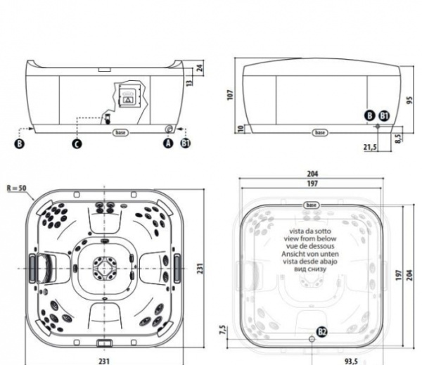 Минибассейн Jacuzzi Premium 944626765