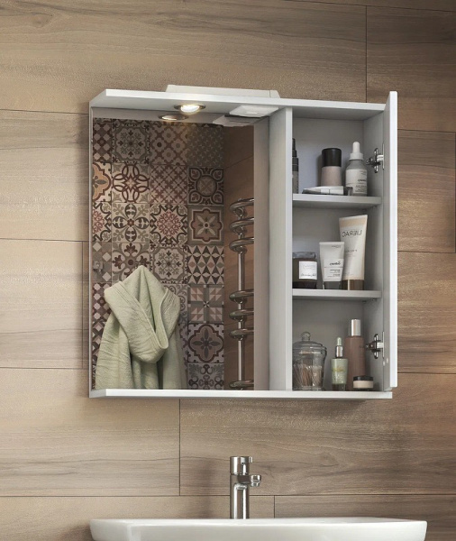 Зеркало со шкафом (70x70) Vigo Diana z.DIA.70.R.El