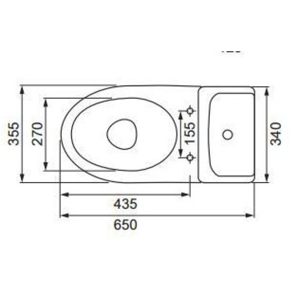 Крышка-сиденье с микролифтом Cersanit Eko S-DS-EKO-DL