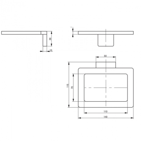 Бумагодержатель для запасного рулона TOTO Neorest YH900P