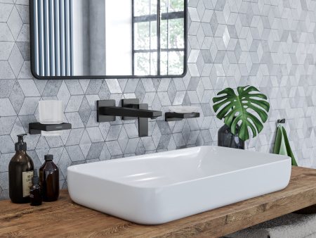 Стакан для зубных щеток Hansgrohe AddStoris 41749340 шлифованный черный хром