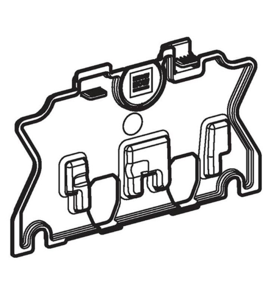 Защитная пластина Geberit для смывной клавиши Sigma60, для смывного бачка скрытого монтажа Sigma 242.583.00.1