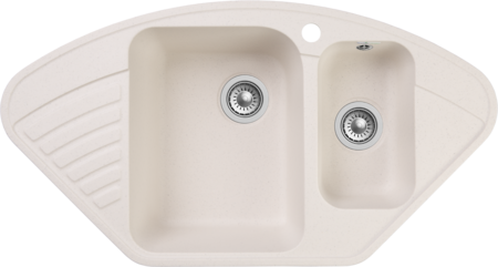 Кухонная мойка GranFest Quartz 14, 14 белый