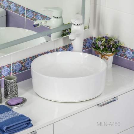 Раковина накладная (41х41) Melana A460-803