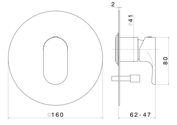 Смеситель для ванны Kerama Marazzi Ole 69470EKM.21.018