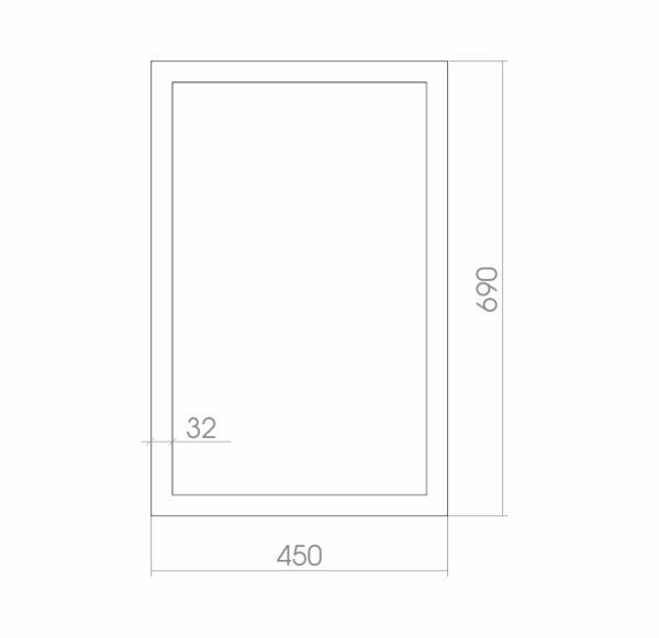 Зеркало (45х69) Silver Mirrors   Модена ФР-00000326