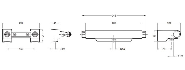 Смеситель для душа  Jacob Delafon Aparu E98767-CP