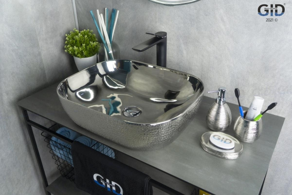 Раковина накладная (50х40) Gid D1302h009