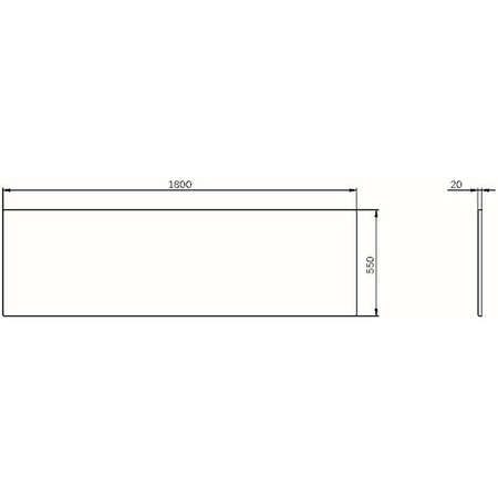 Фронтальная панель для ванны AM.PM X-Joy 180 W94A-180-080W-P