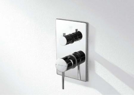 Смеситель для ванны встроенный Bravat Arc P69193C-2-ENG