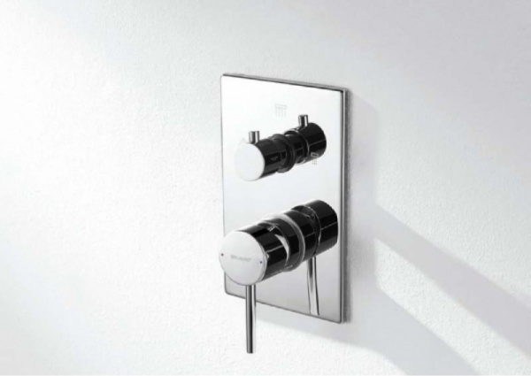 Смеситель для ванны встроенный Bravat Arc P69193C-2-ENG