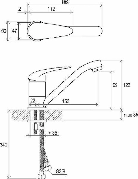 Комплект смесителей Ravak Suzan Set SN 70508018 Комплект смесителей Ravak Suzan Set SN 70508018