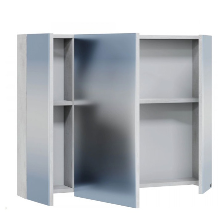 Зеркальный шкаф СанТа Марс 80 700416 светлый