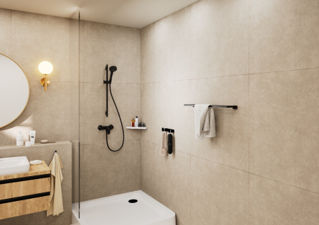 Смеситель для душа однорычажный Hansgrohe Vernis Blend 71640670 черный матовый