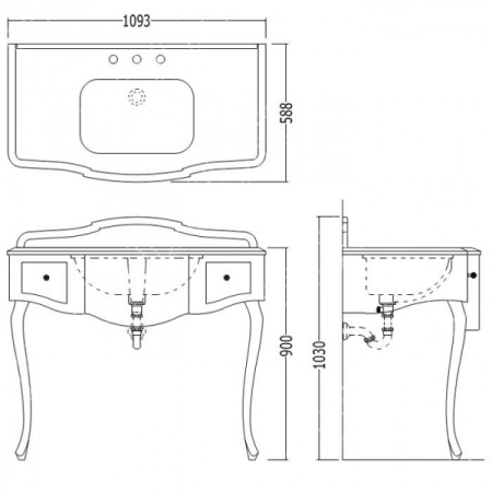 Консоль Devon Miami DEMIAMIDBNMACR-SWINDON/1F